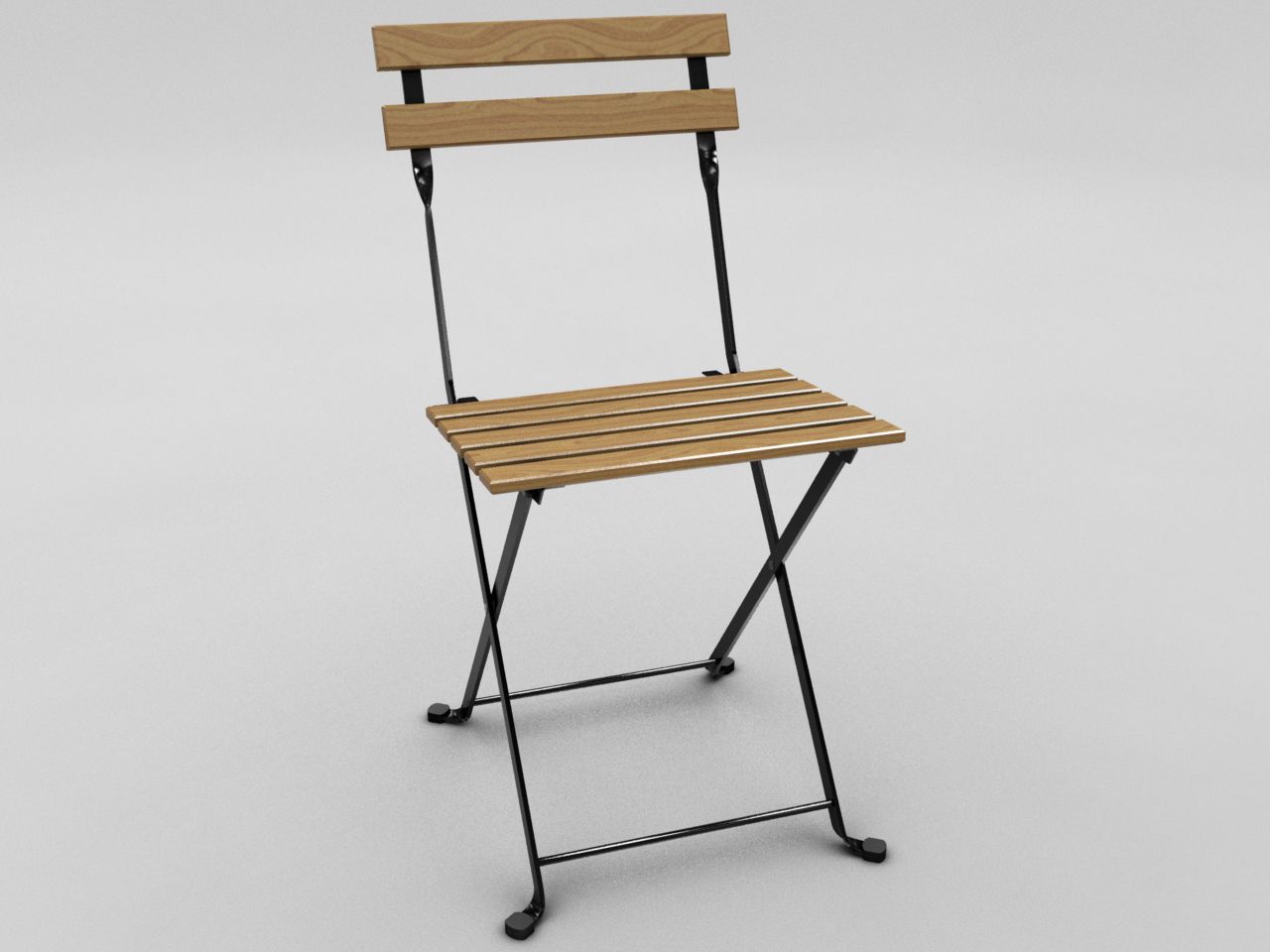 Trädgårdsstol 3d model