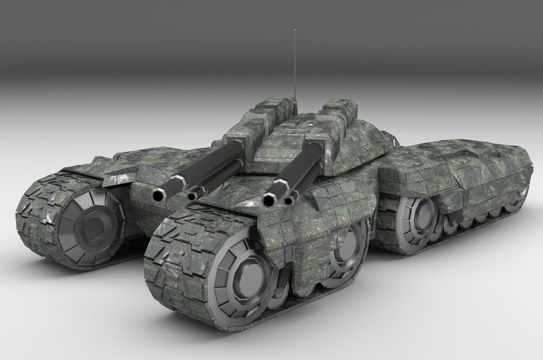 Tanque Pesado 3d model