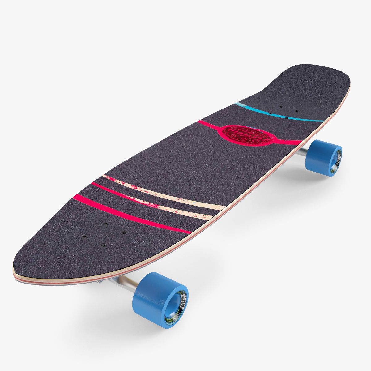 Longboard 41 pollici 3d model