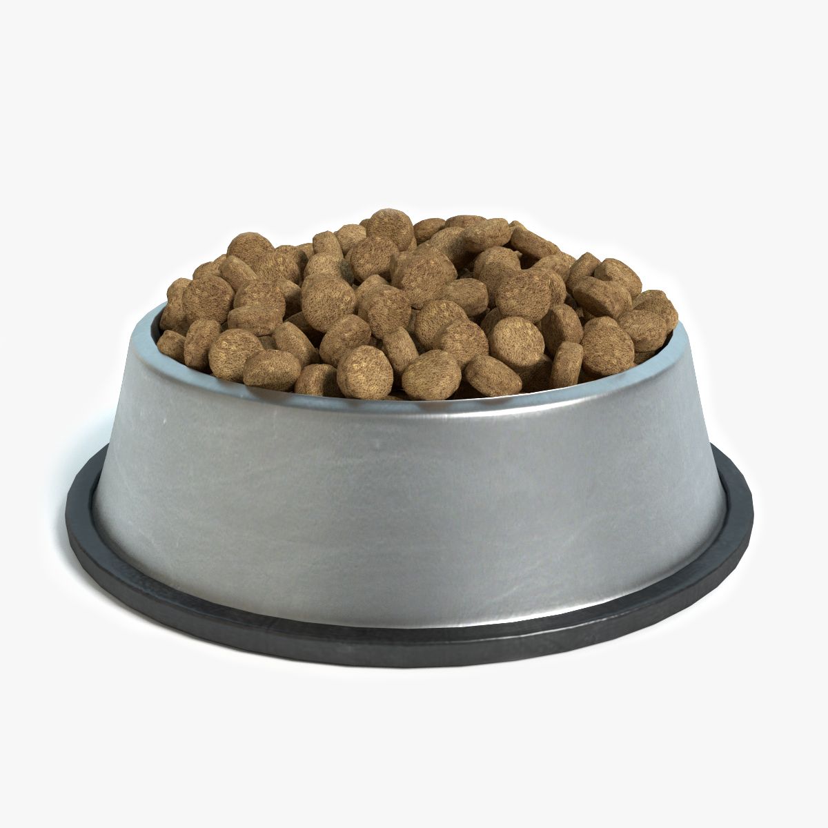 Bowl of Dog Food 3d model