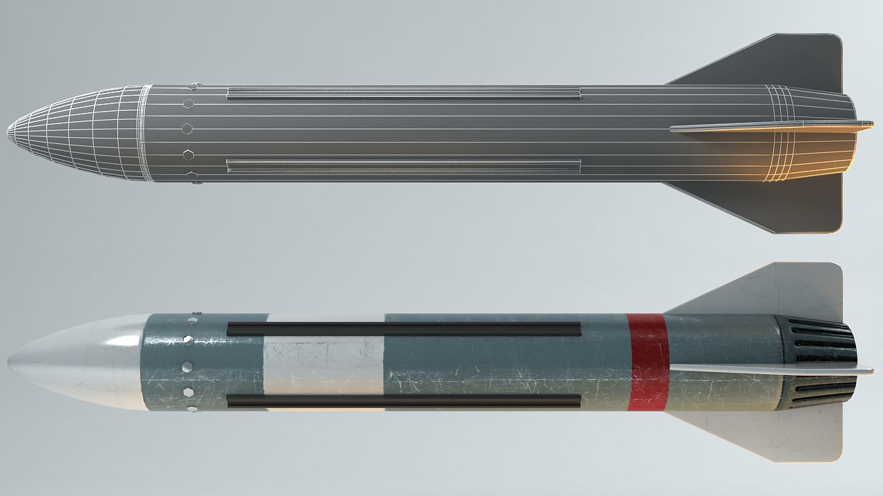 Missil 02 3d model