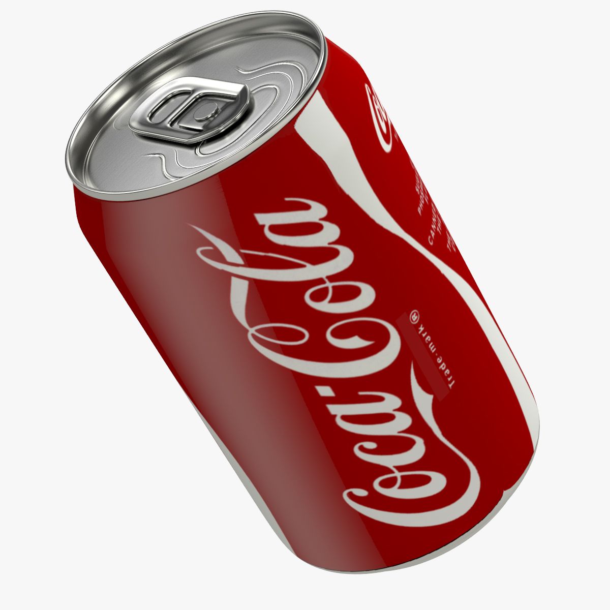 Coca-Cola Алюминиевая банка 3d model