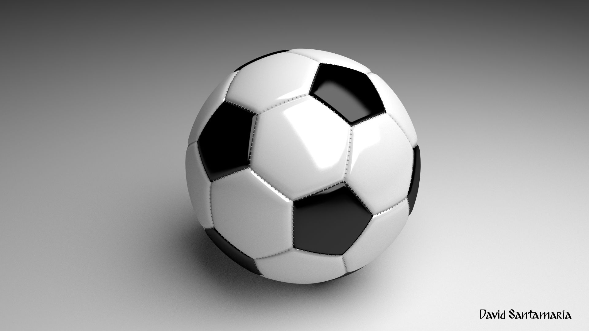 Pallone da calcio 3d model