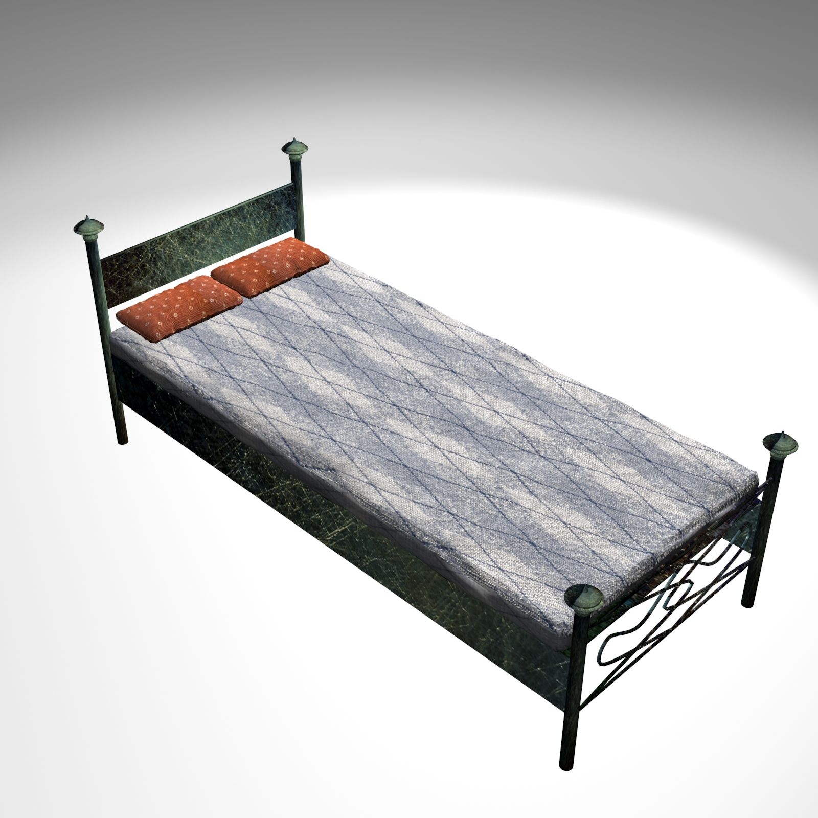 Oud bed 3d model