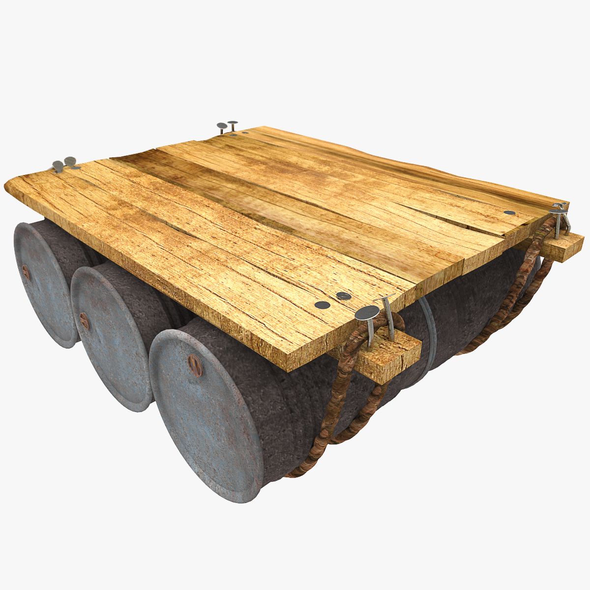 Raft Boat 3d model