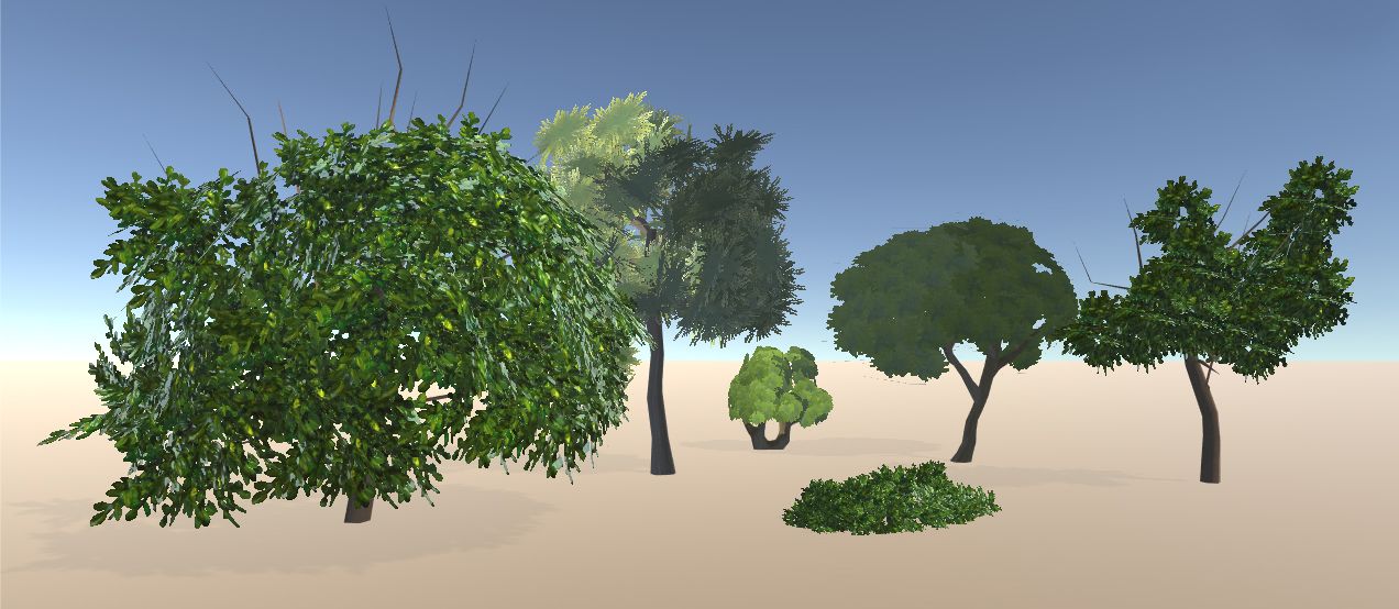 Pacchetto albero 3d model