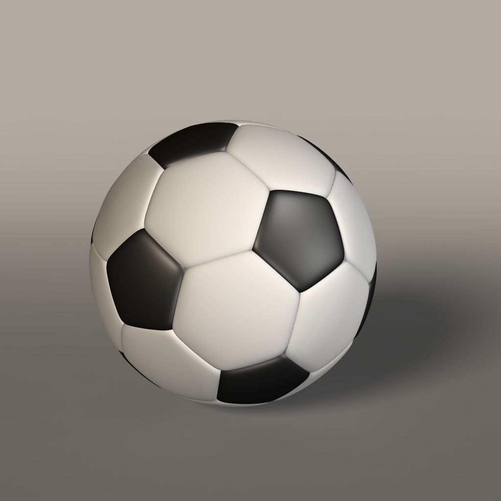 Palla da calcio 3d model