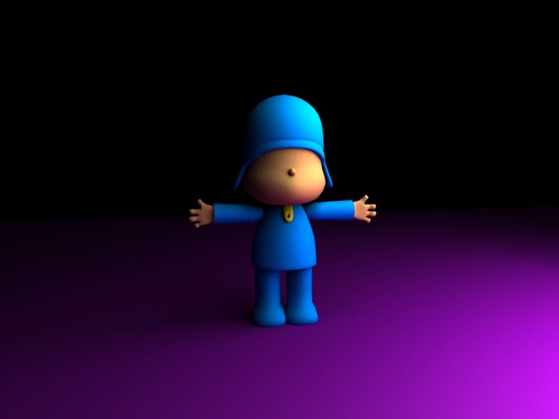 Pocoyo 3d model