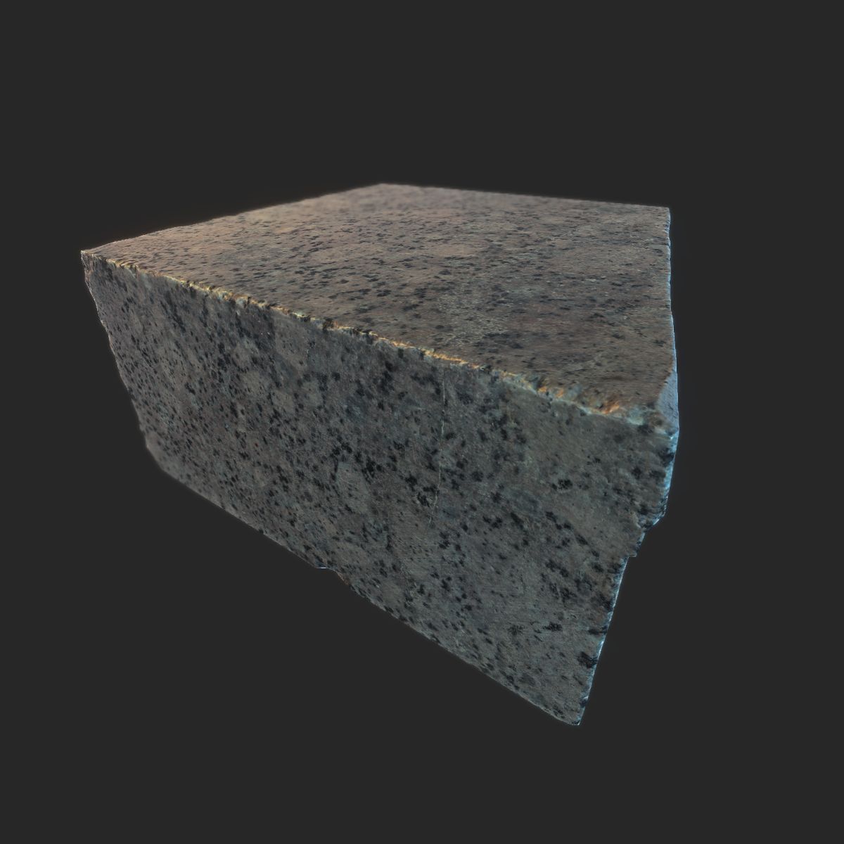 Granit skräp royalty-free 3d model - Preview no. 10