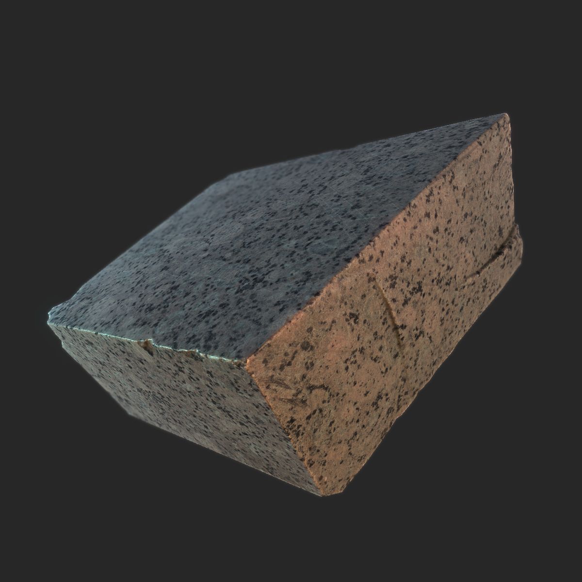 Granit skräp royalty-free 3d model - Preview no. 14