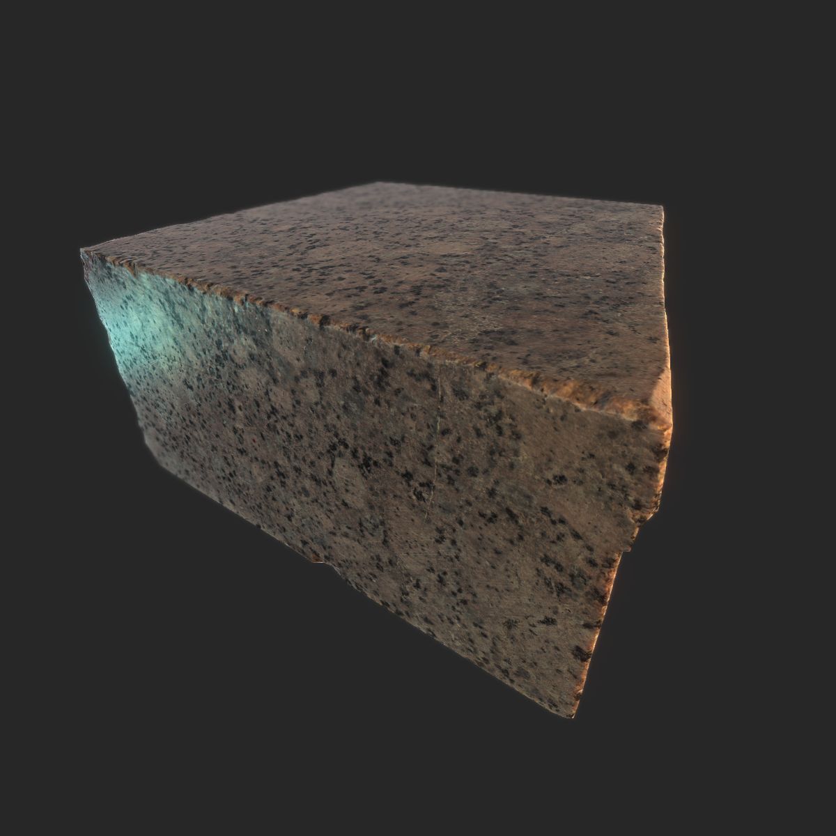 Granit skräp royalty-free 3d model - Preview no. 11