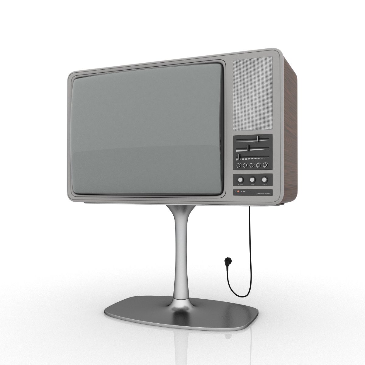 TV Oldie 01 3d model