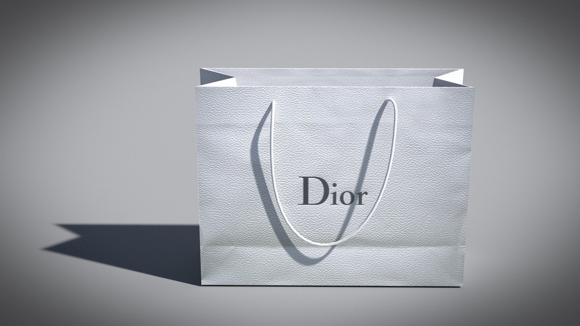 Designer Shopping Bag 3d model