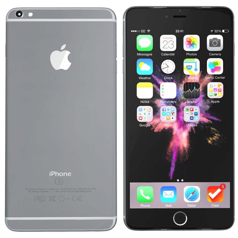 iPhone 6s Plus spacegrey 3d model