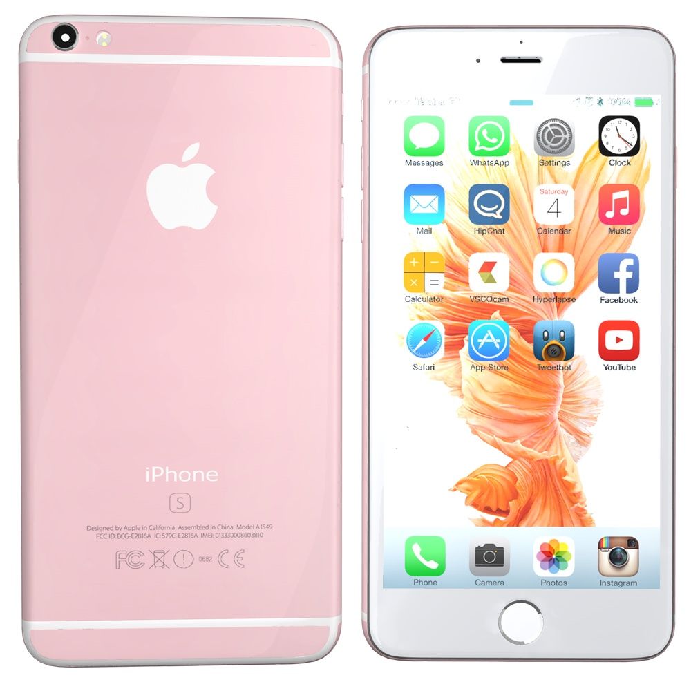 iPhone 6s rosegold 3d model