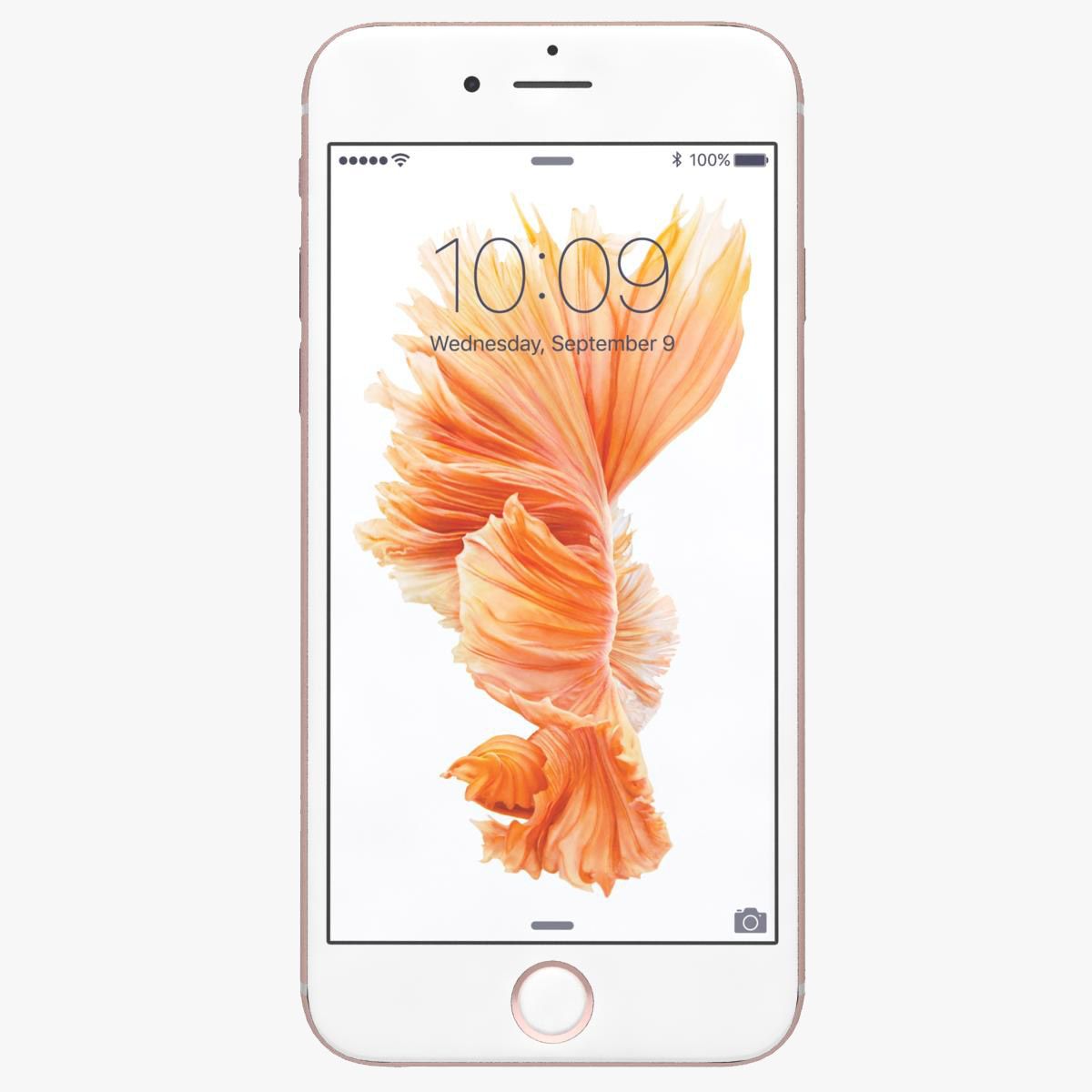 Apple iPhone 6s in oro rosa 3d model