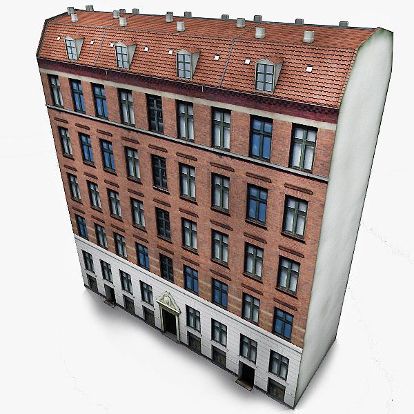 Fotorealistiskt hus 0001 3d model