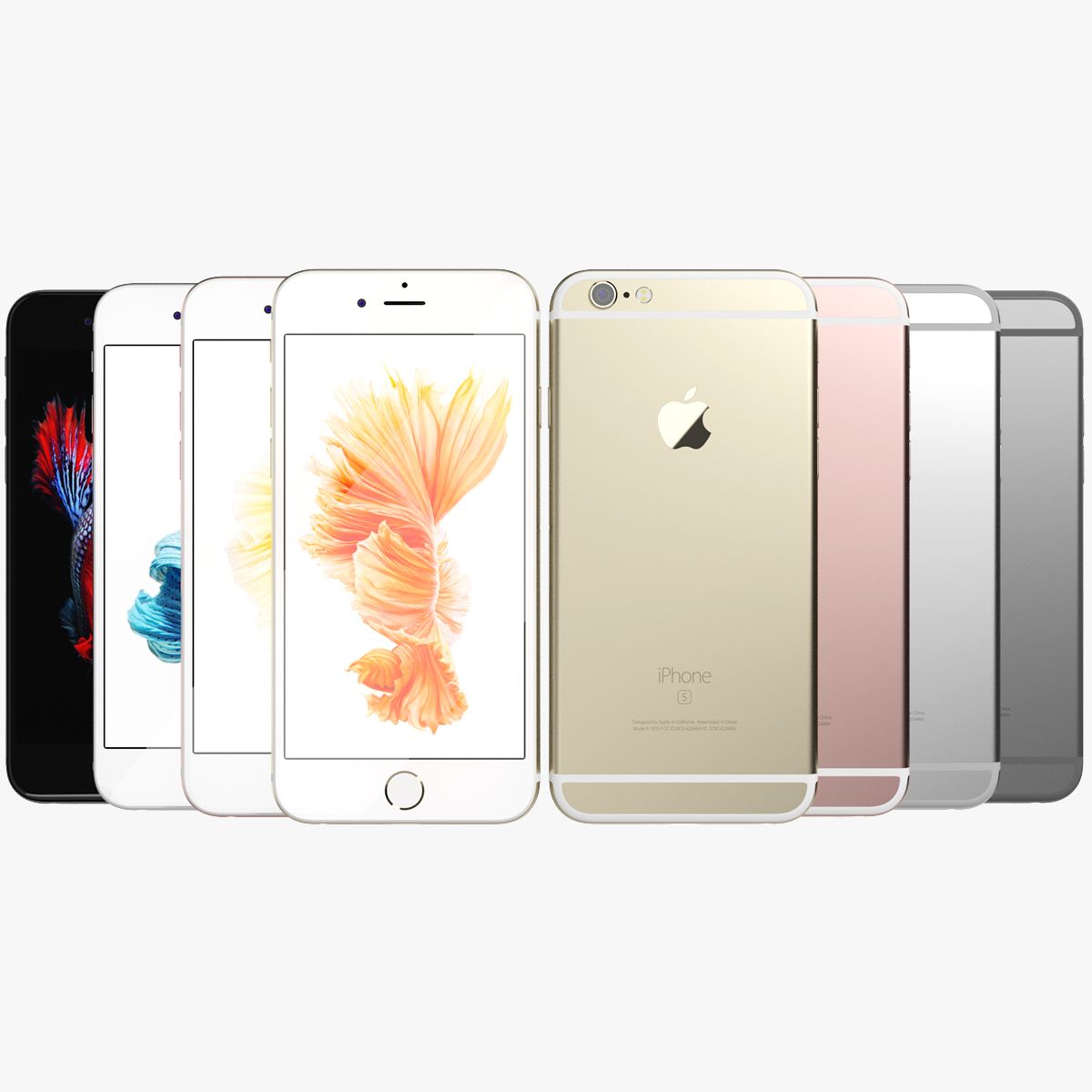 Apple iPhone 6s Tutti i colori 3d model