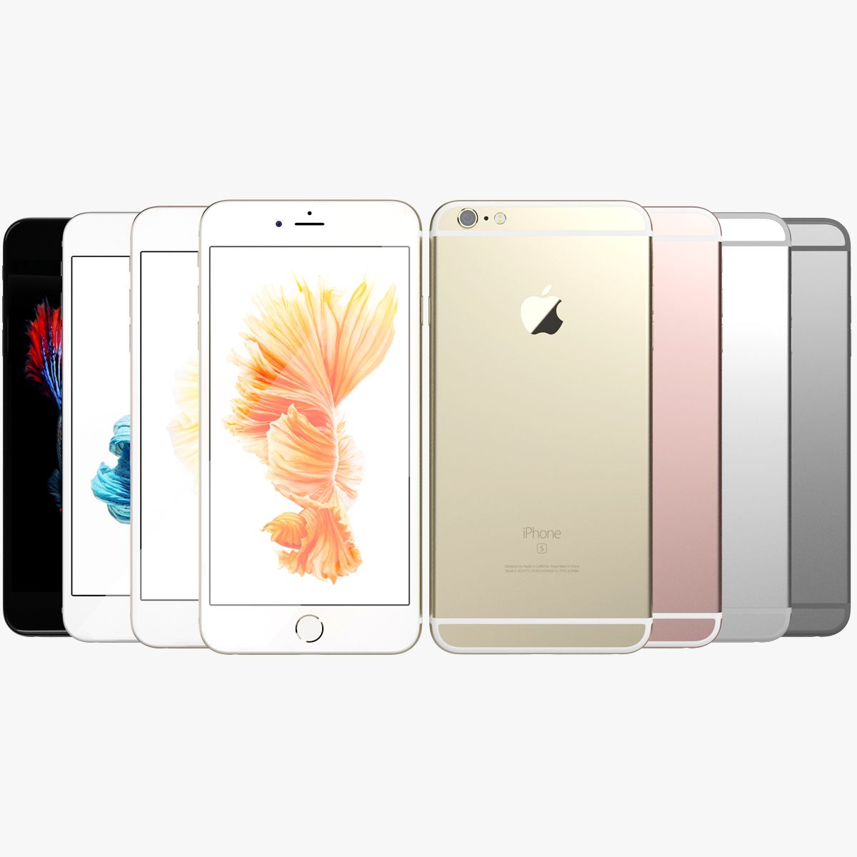 Apple iPhone 6s Plus Tutti i colori 3d model