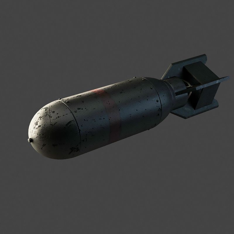 Bomb WWII 3d model