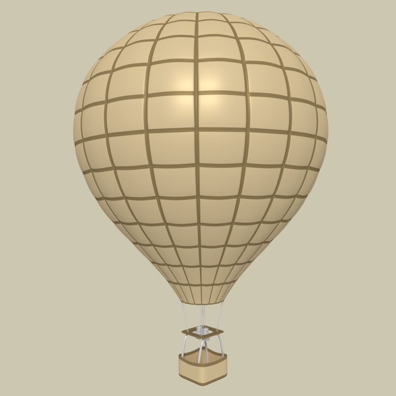 Hot Air Balloon 3d model