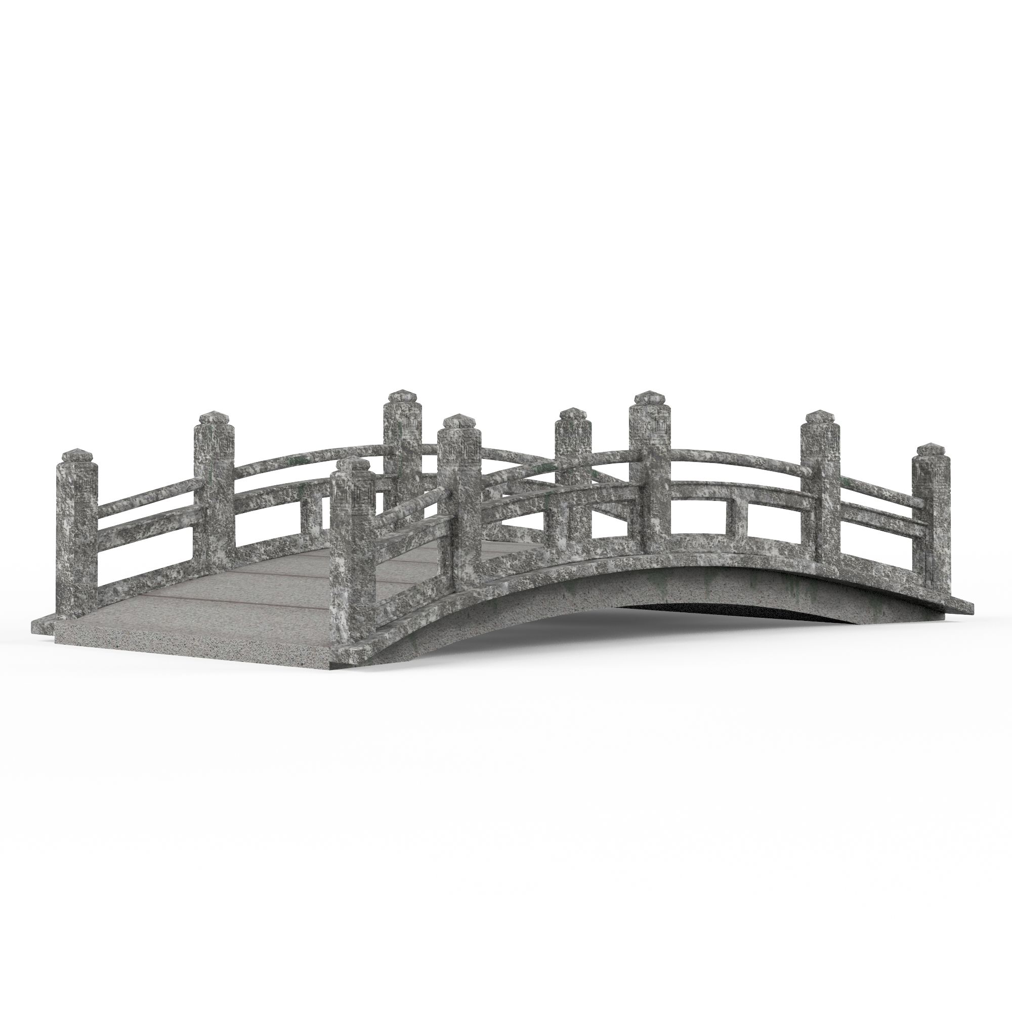 Ponte di pietra 3d model