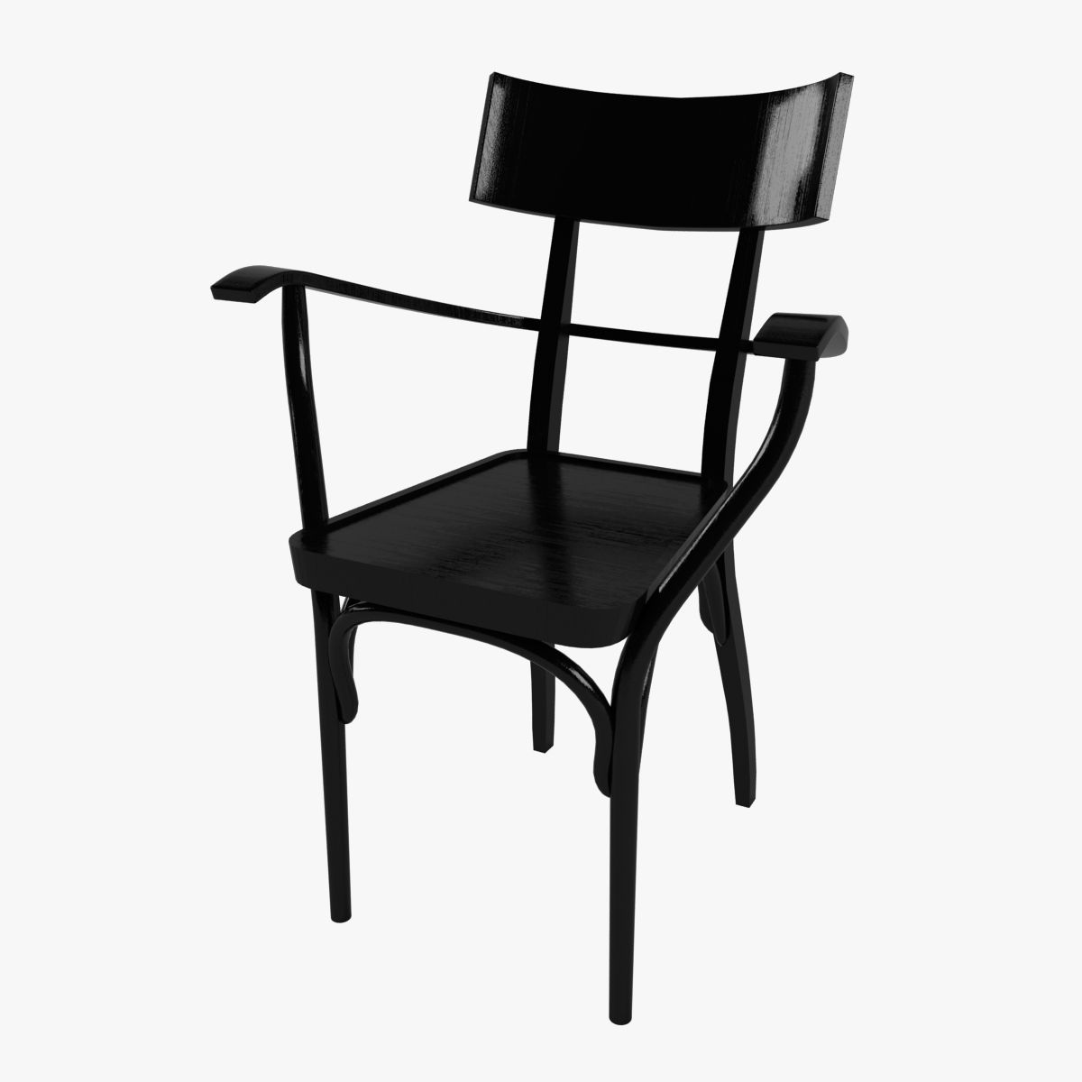 Gebruder Thonet Thonet Çek sandalyesi 3d model