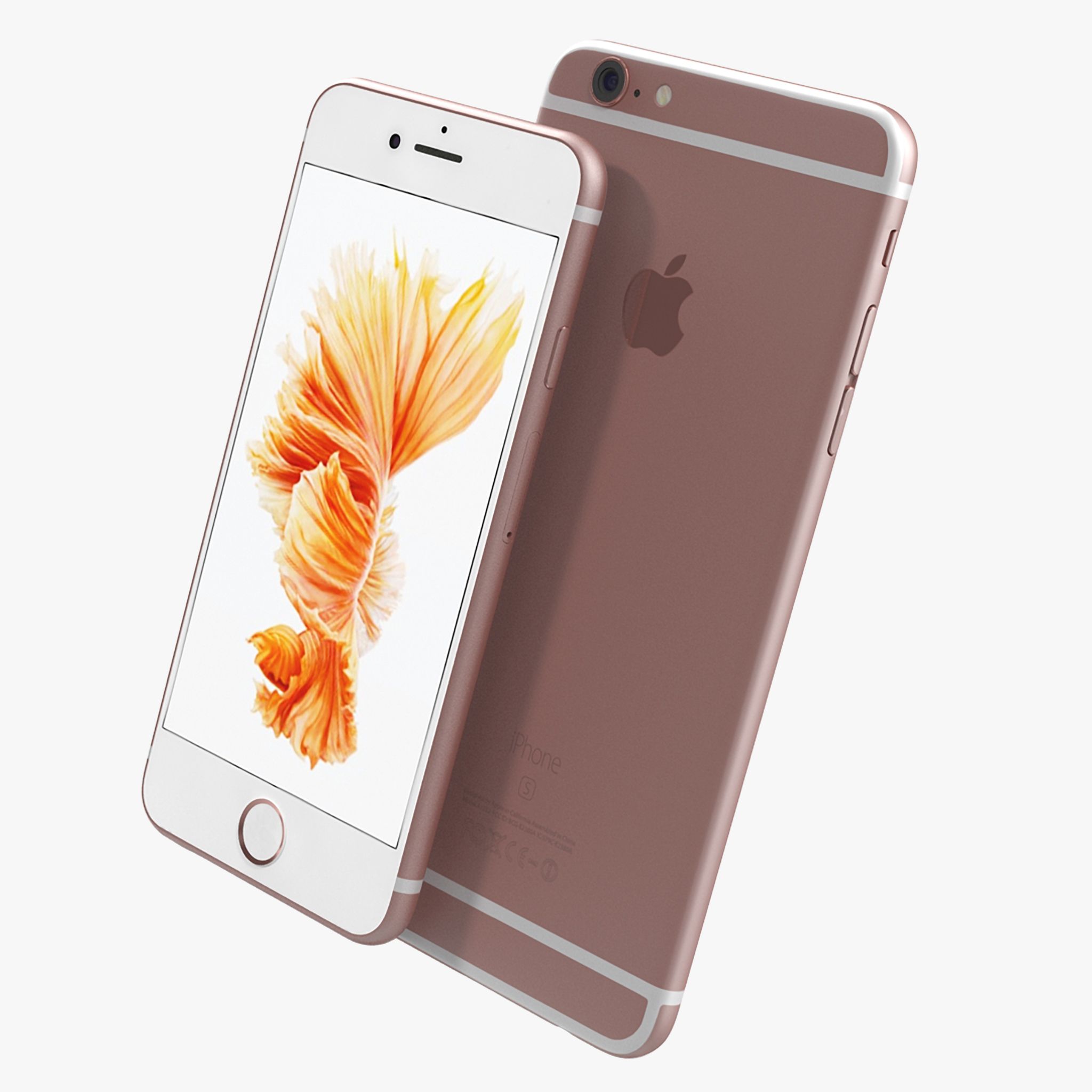 iPhone 6S e 6S Plus in oro rosa 3d model