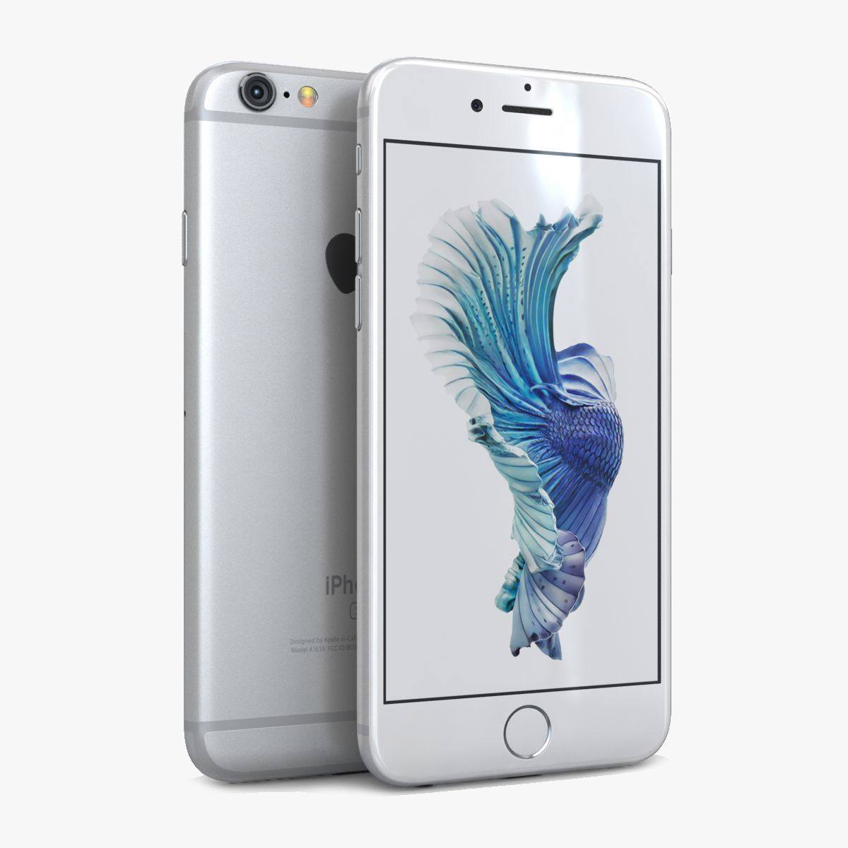 Apple iPhone 6s argento 3d model