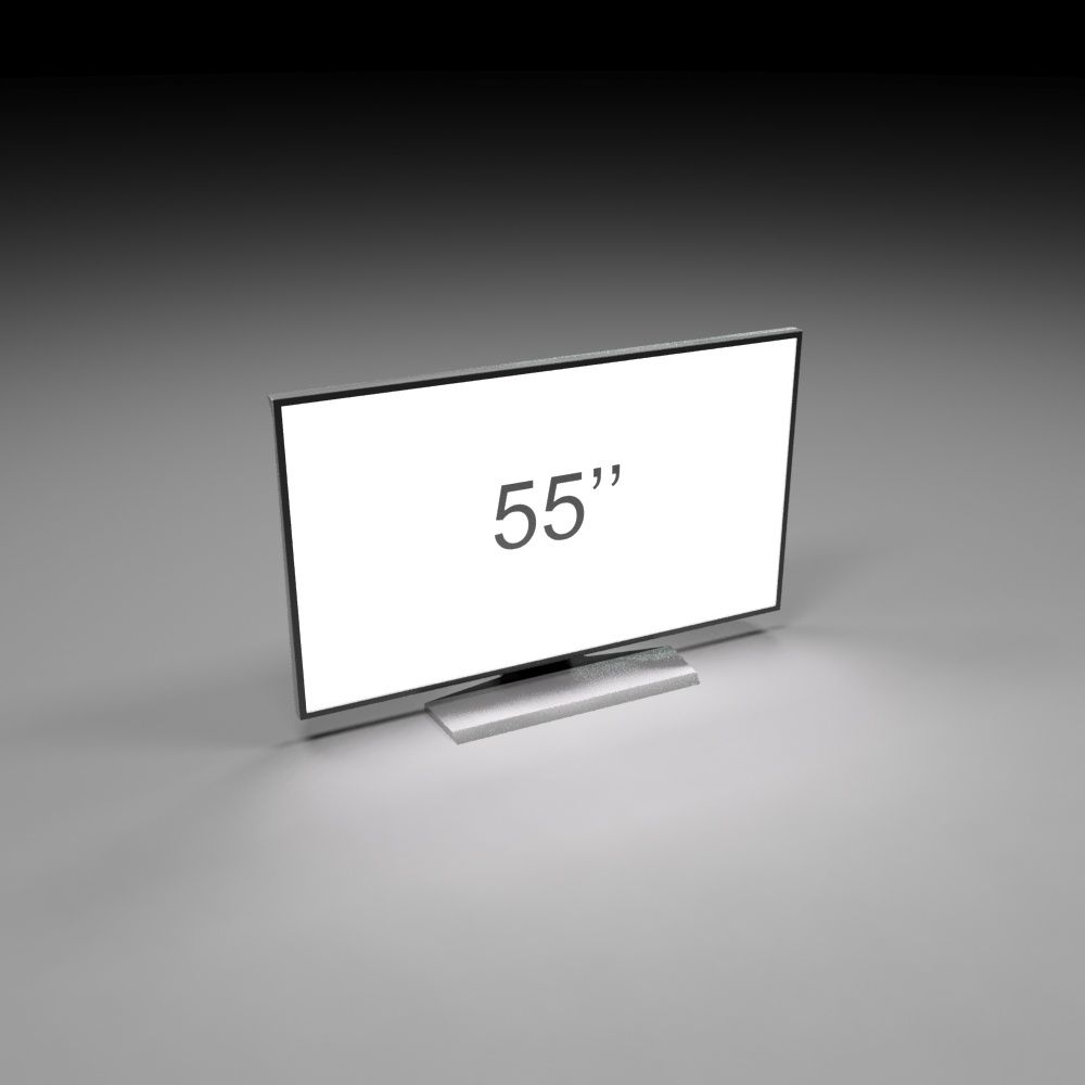 TV (55 pollici) 3d model