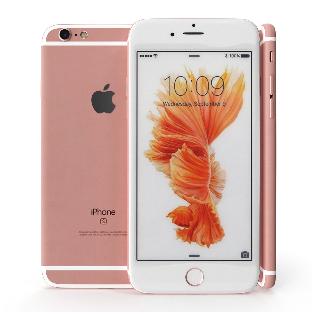 Apple Iphone 6S różowe złoto 3d model