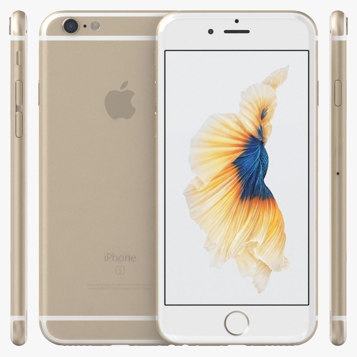 iPhone 6S Gold 3d model