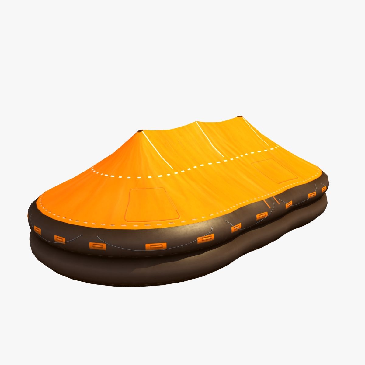 Life Raft 100 Person 3d model