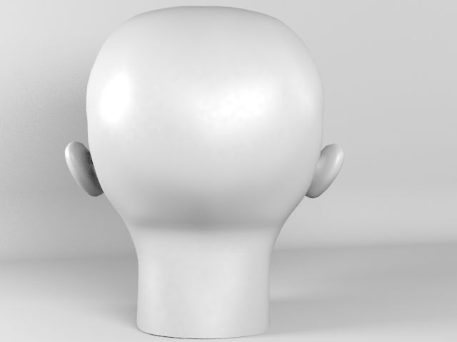 頭 royalty-free 3d model - Preview no. 5