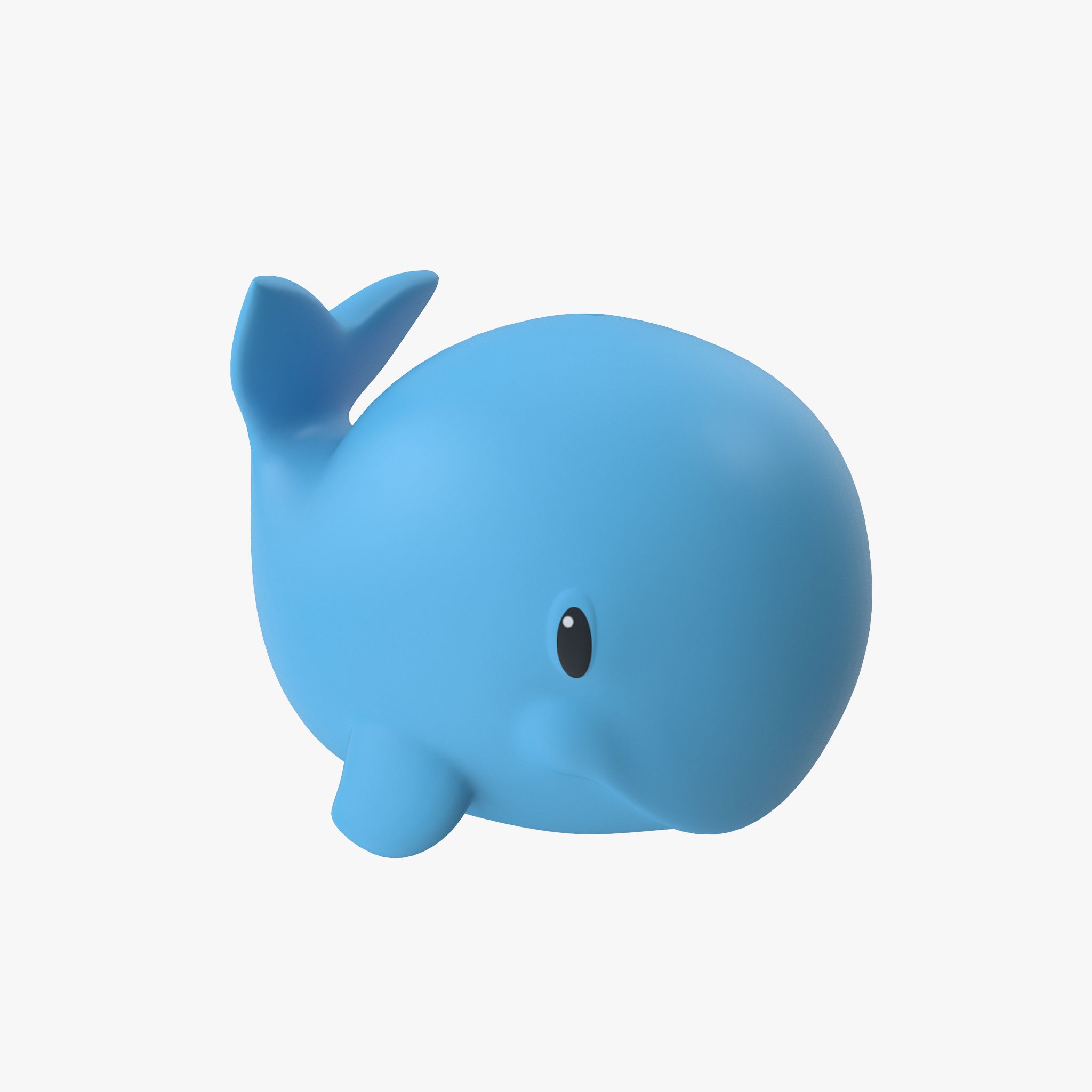 Toy Whale 3d model