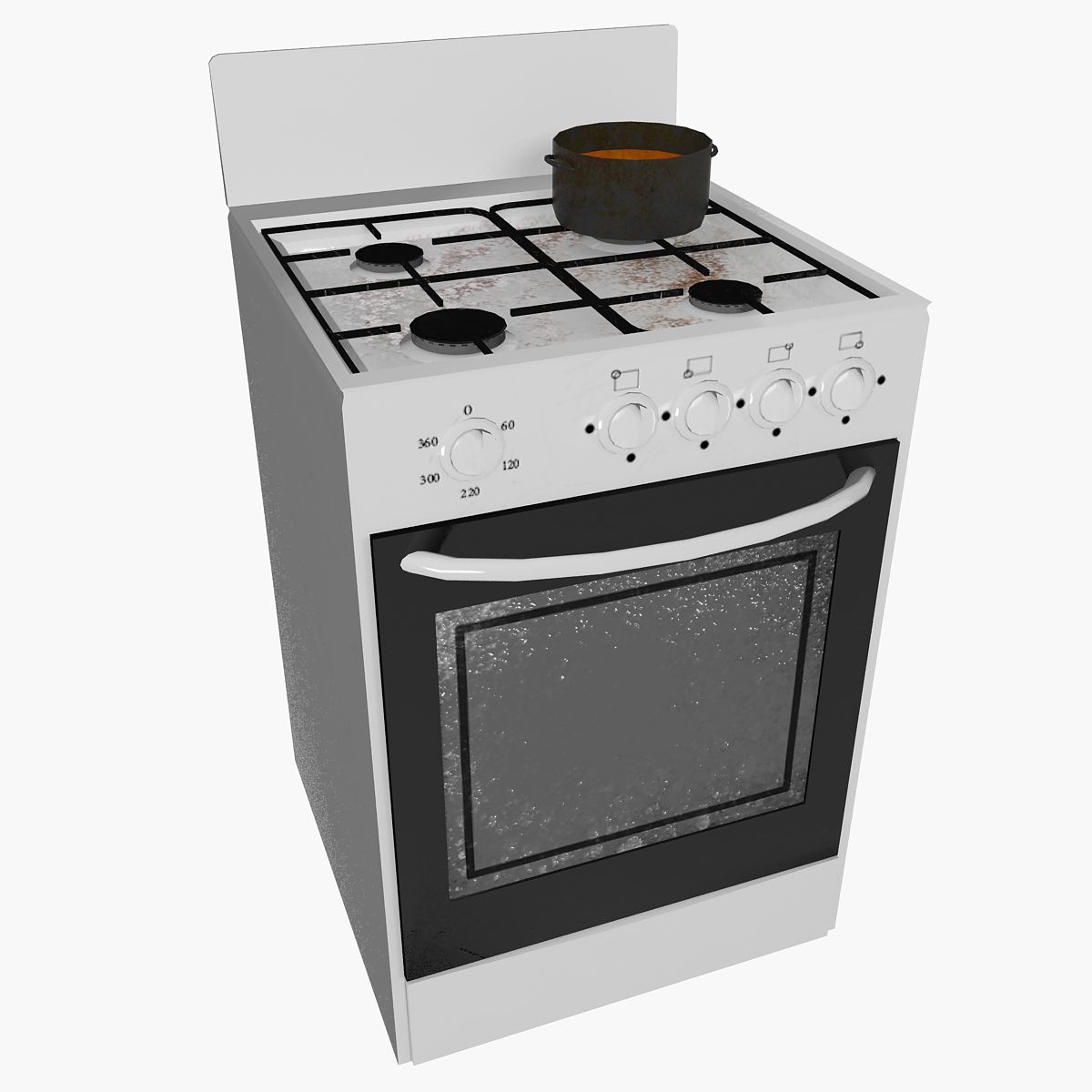 Gas-Range 3d model