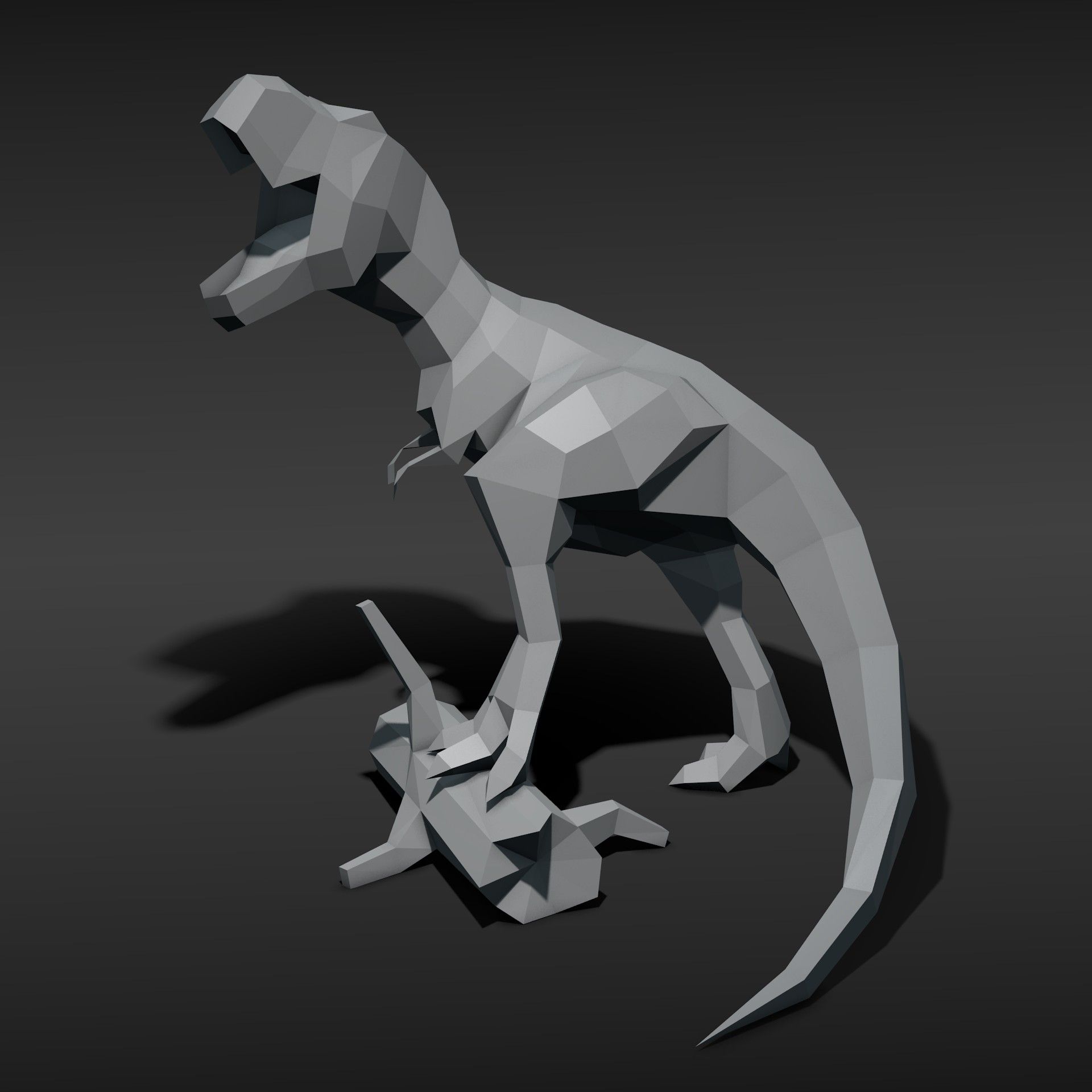 Tyrannosaurus Low Poly 3d model