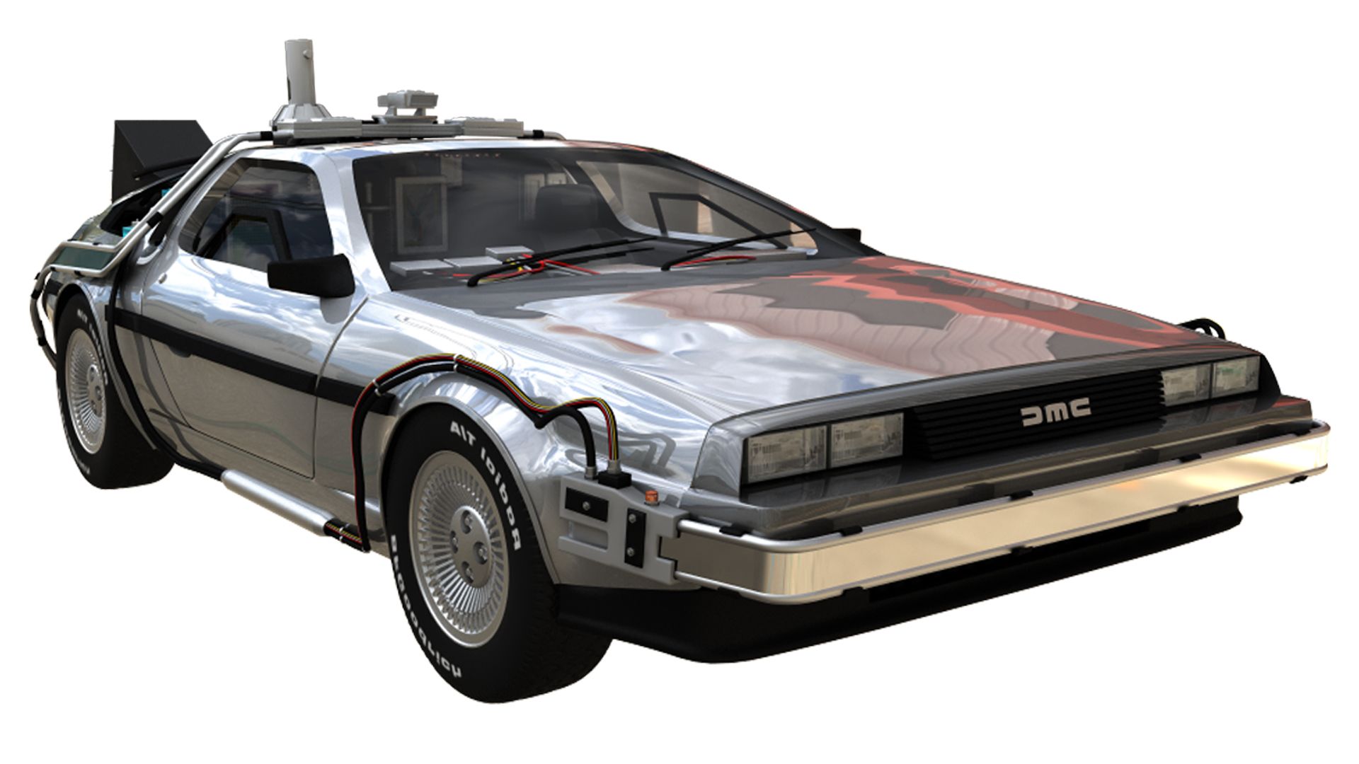 Delorean Time Machine modelo 3d