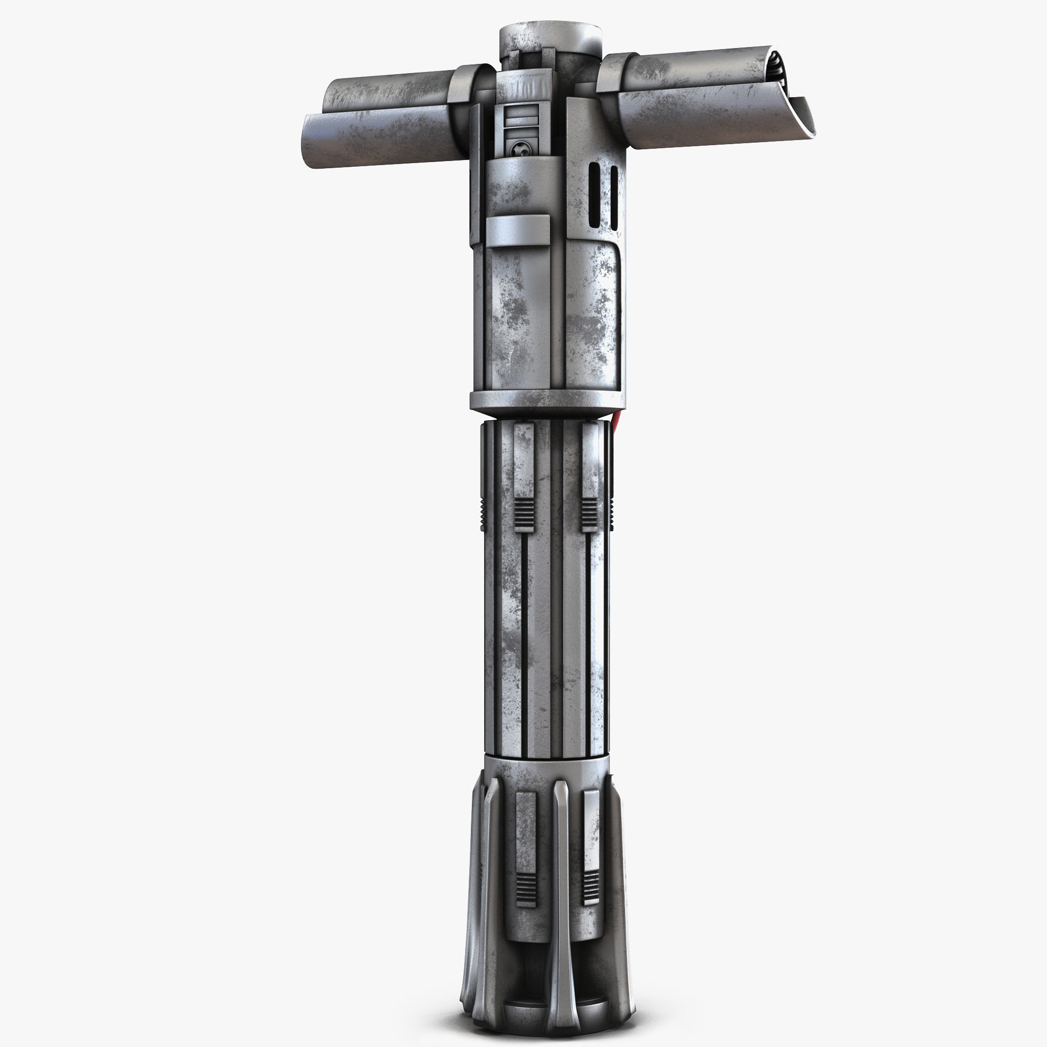 Kylo Ren Lightsaber Используется 3D модель 3d model