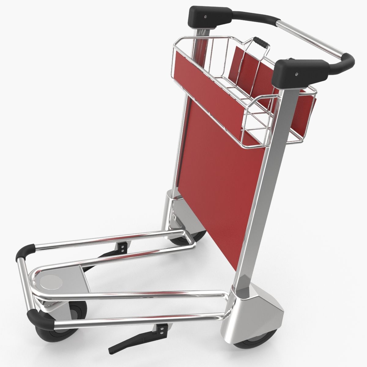 Airport Luggage Cart 3d model