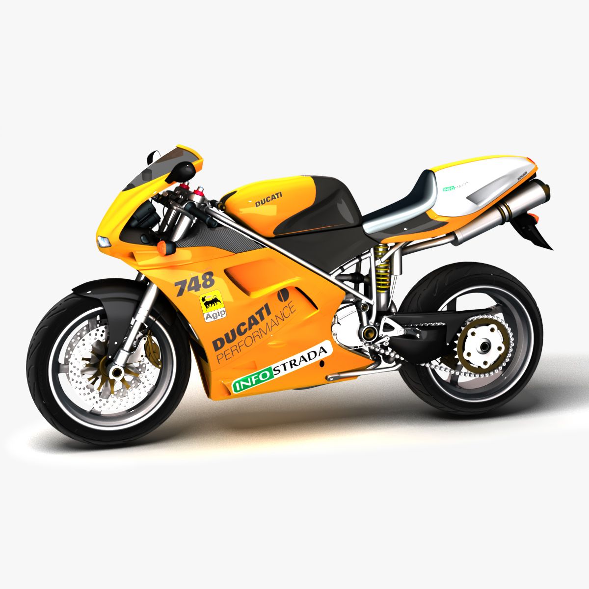 ducati 748 3d model