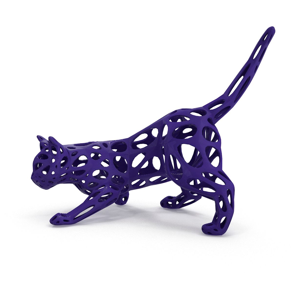 Hunting Cat 3D Printable 3d model