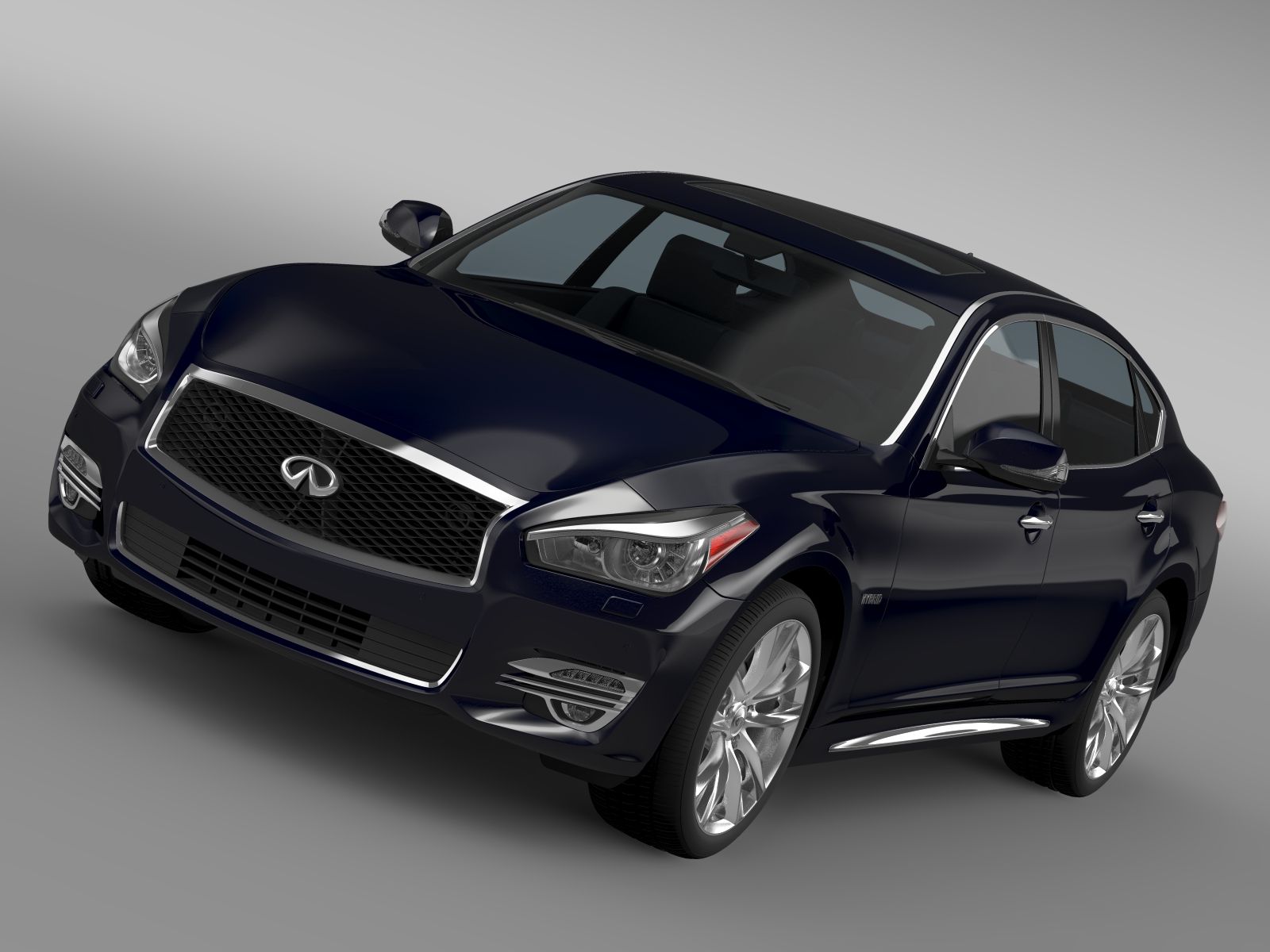 Infiniti Q70 Hybrid L (Y51) 2015 3d model