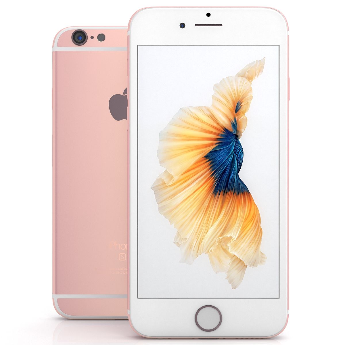 Apple iPhone 6s oro rosa 3d model