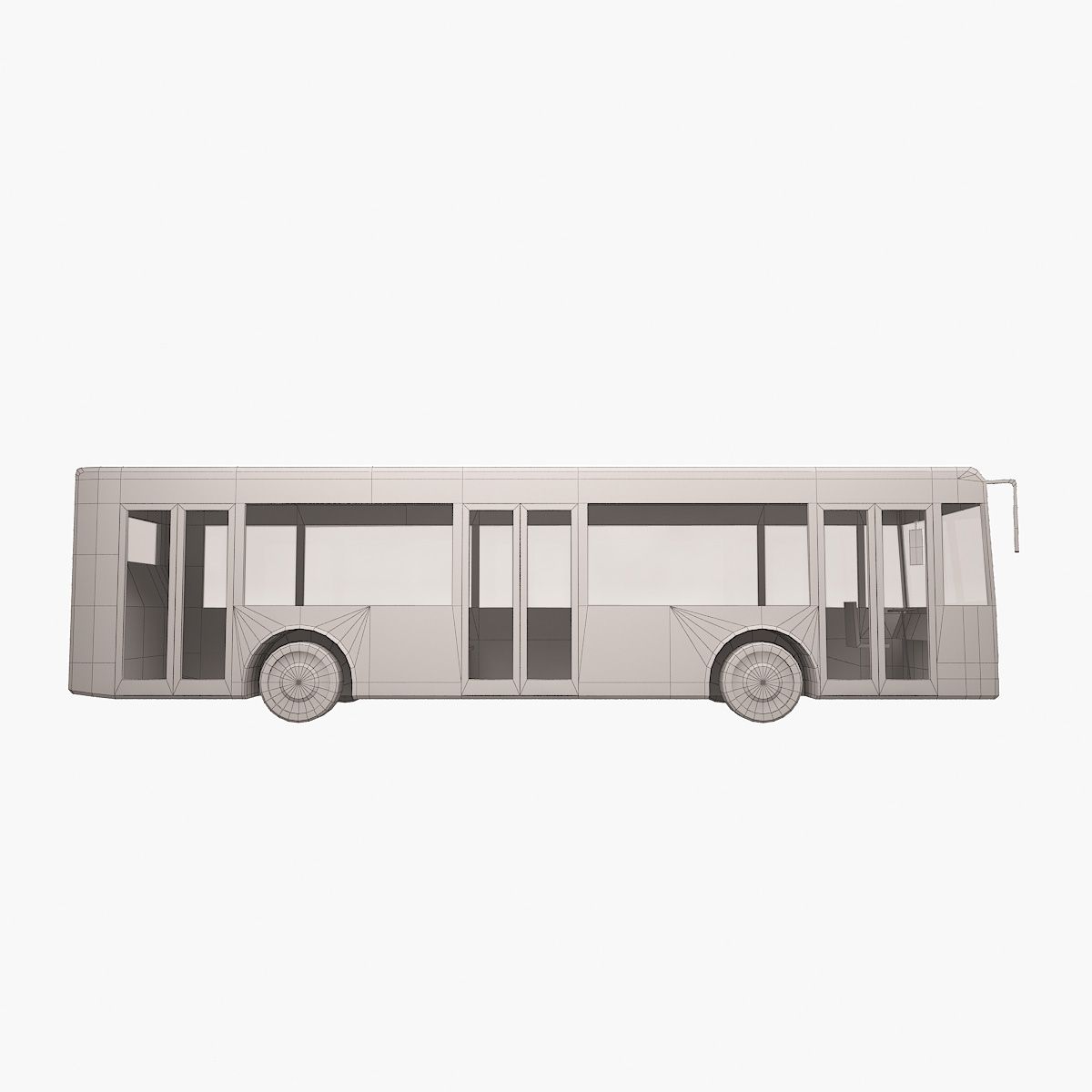 Bus semplice 3d model