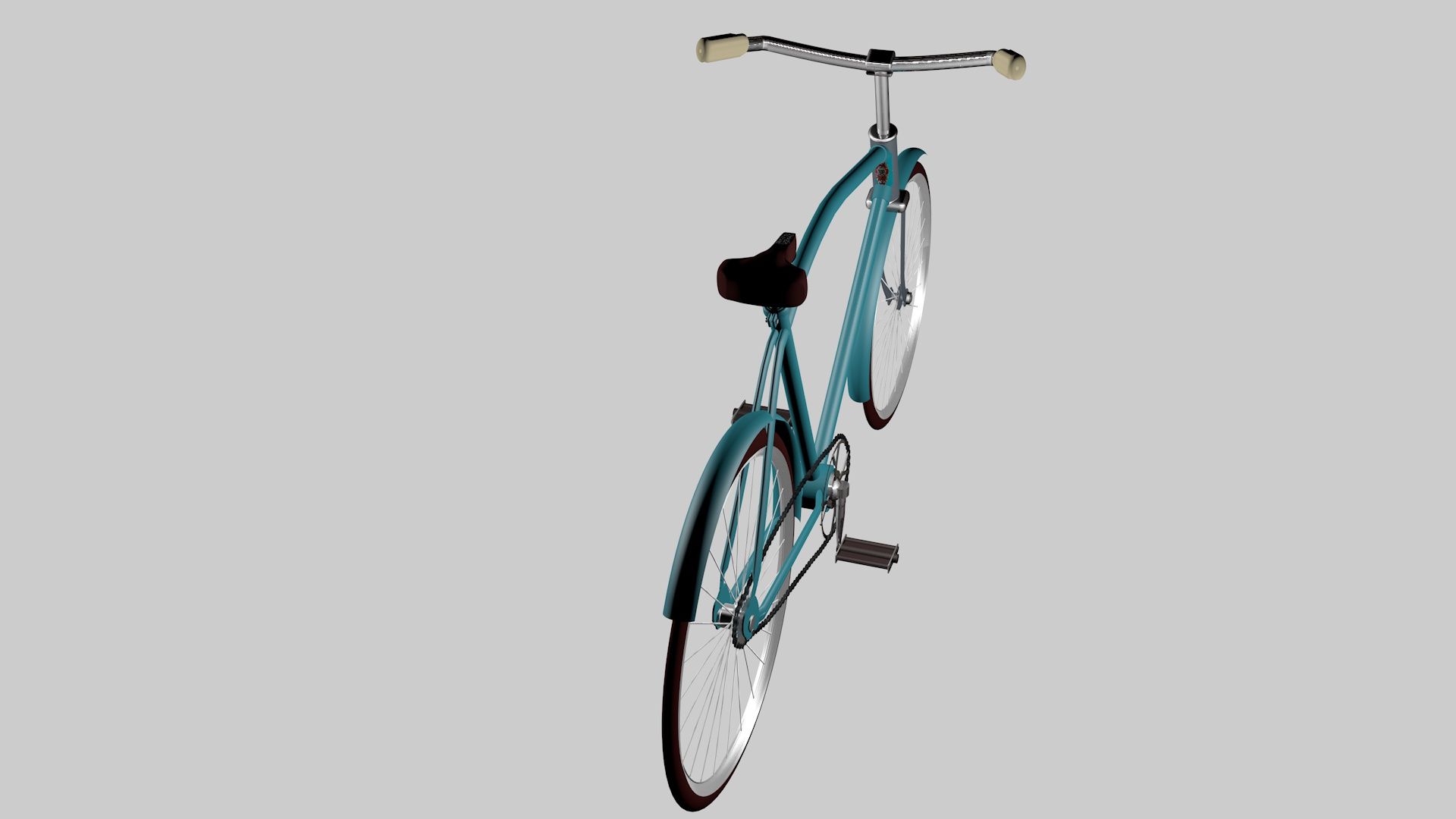 Bicicletta russa Eaglet royalty-free 3d model - Preview no. 3