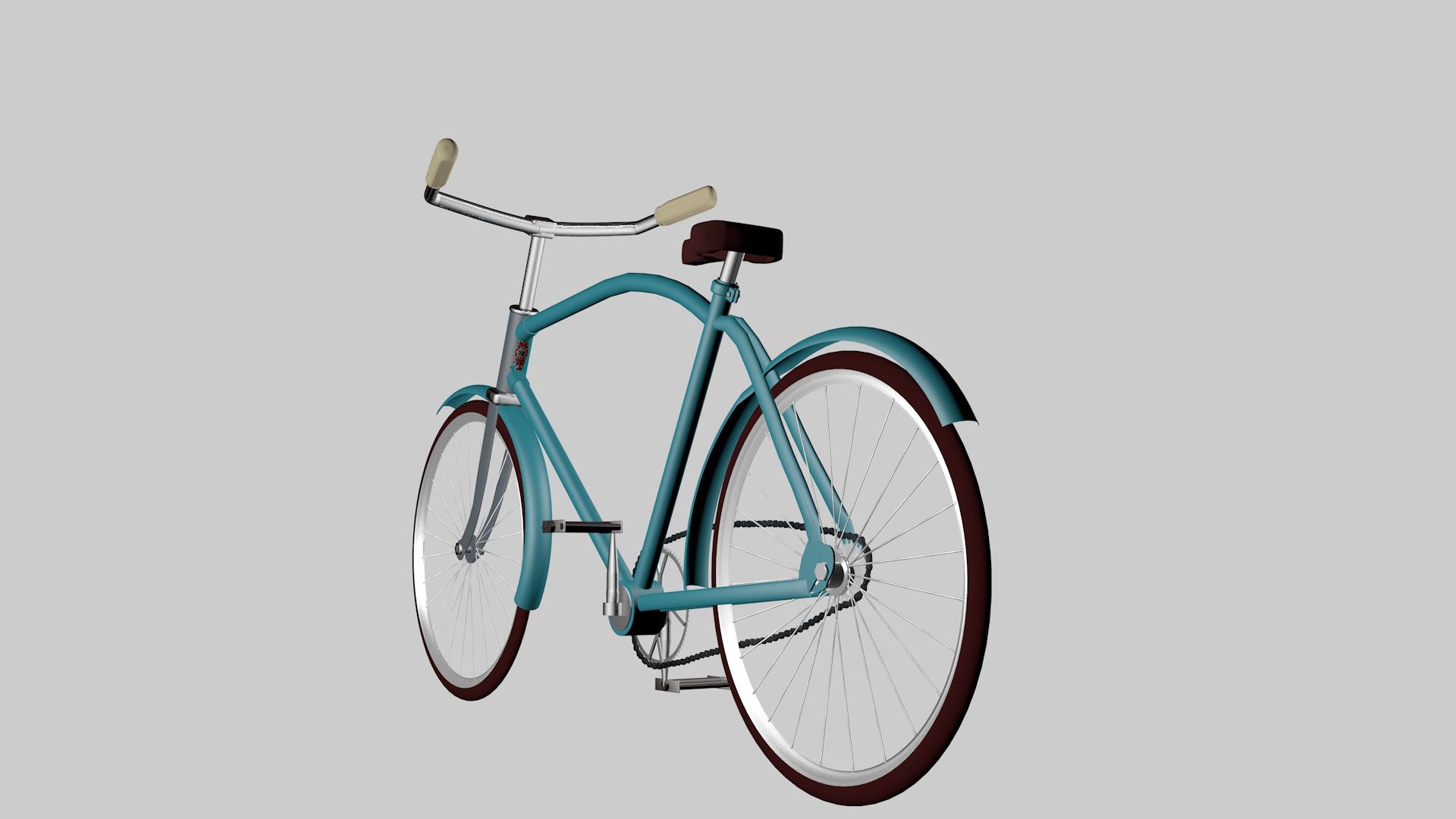 Bicicletta russa Eaglet royalty-free 3d model - Preview no. 5