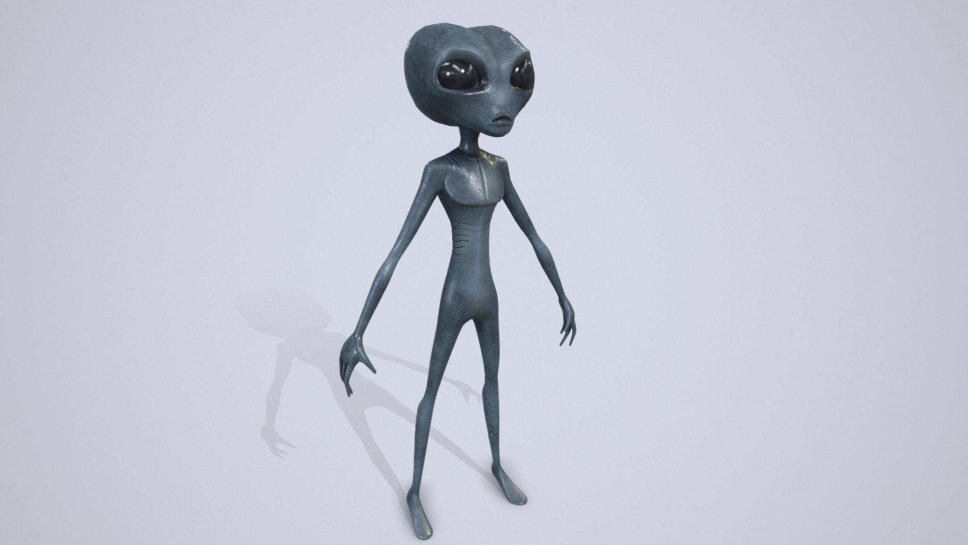 Personaggio alieno 3d model