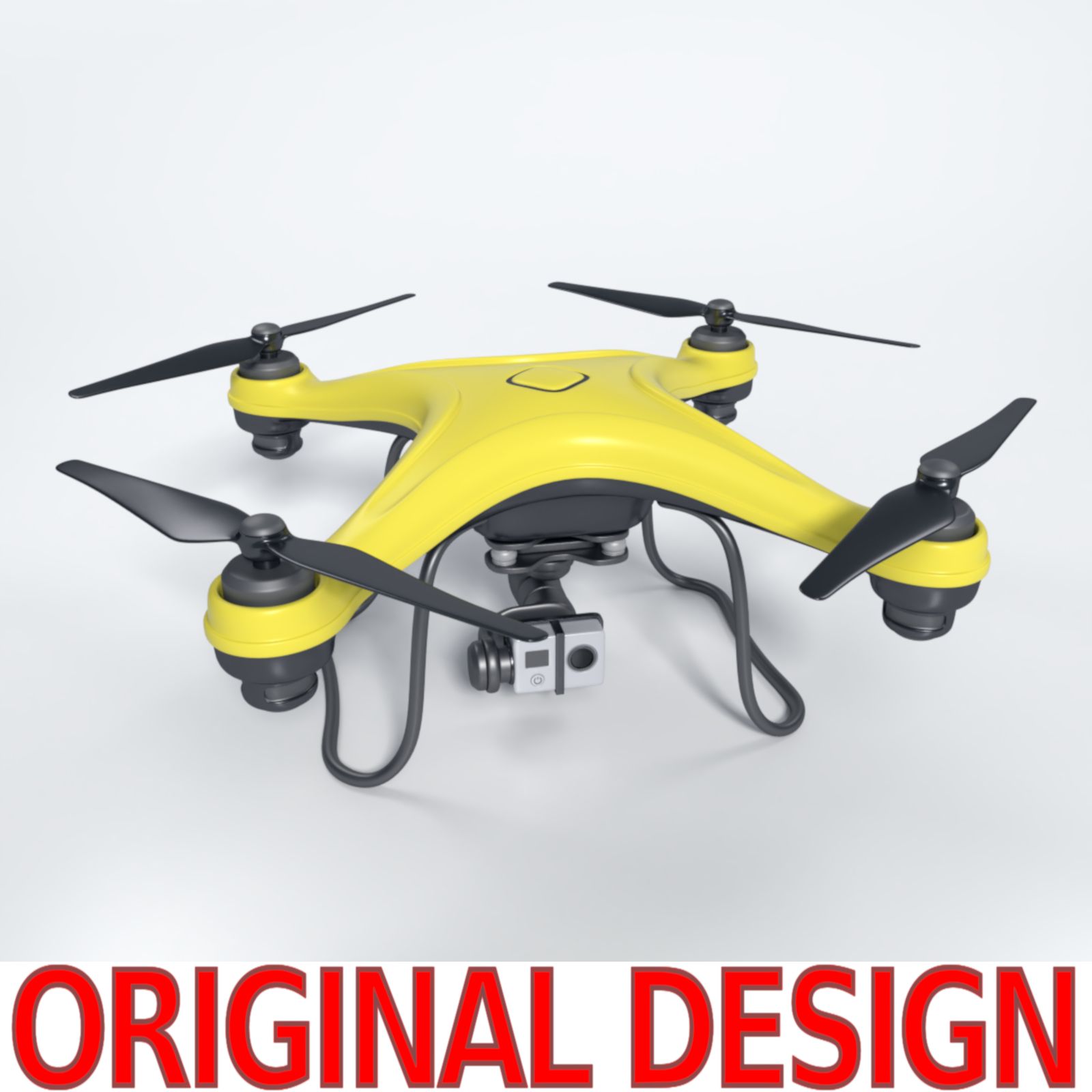 无人机Quadcopter V1 3d model