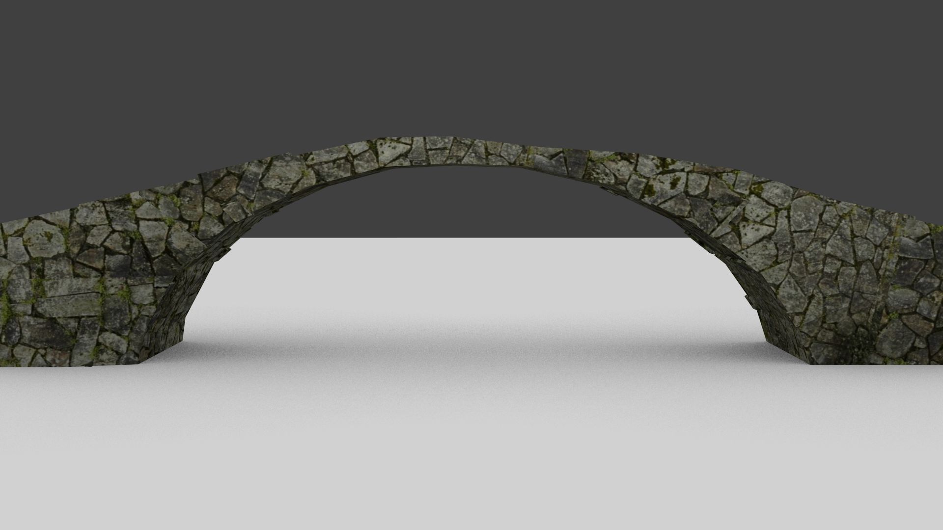 Vecchio ponte di pietra royalty-free 3d model - Preview no. 5